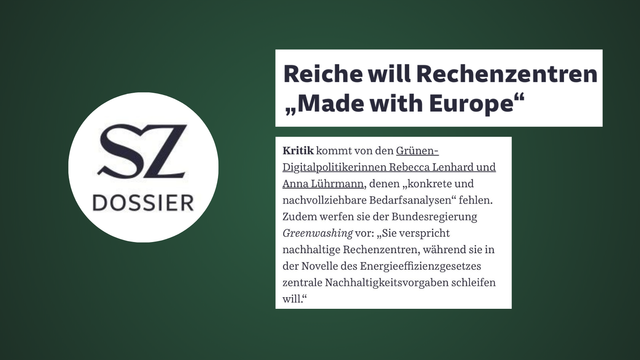 Es braucht Bedarfsanalysen für Rechenzentren