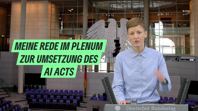 Meine Rede im Plenum zur Umsetzung des AI Acts