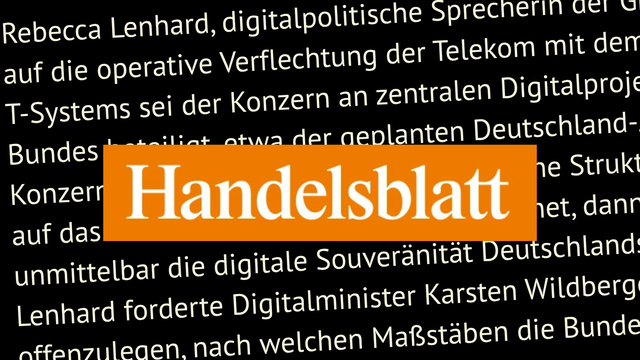 Handelsblatt berichtet über Telekom-Fusionsgerüchten