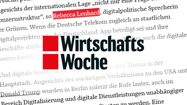 Wirtschadtswoche berichtet über meine Kritik zur möglichen Fusion von Telekom und T-Mobile