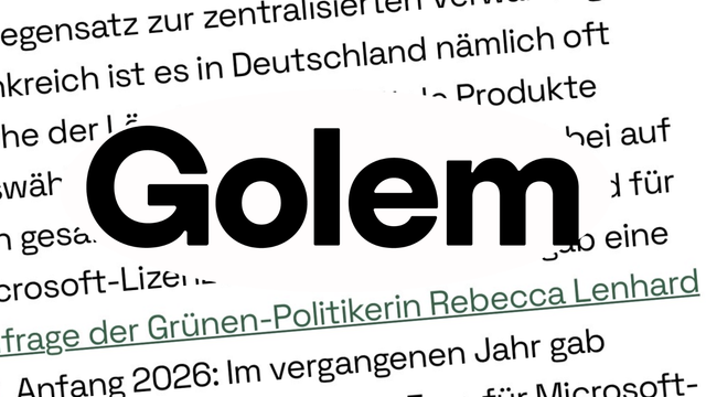 Golem berichtet über meine schriftliche Frage zu Kosten von Microsoft-Lizenzen