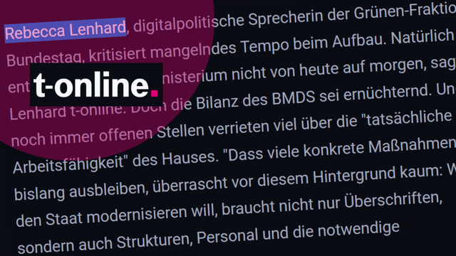 t-online berichtet über meine Kritik am Digitalministerium