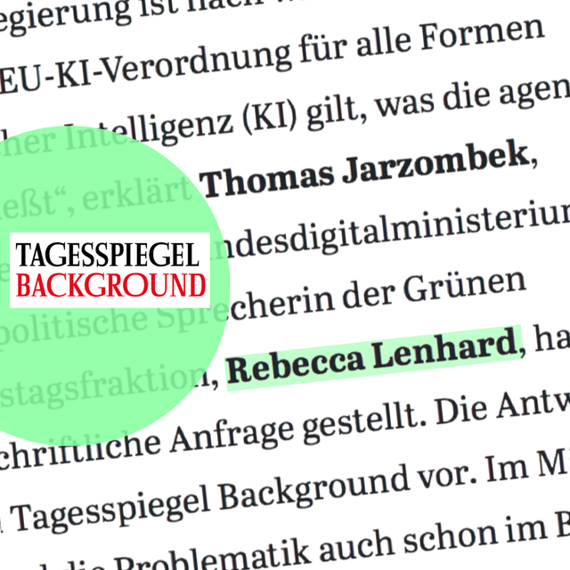 Tagesspiegel Background: KI-Agenten wirksam regulieren